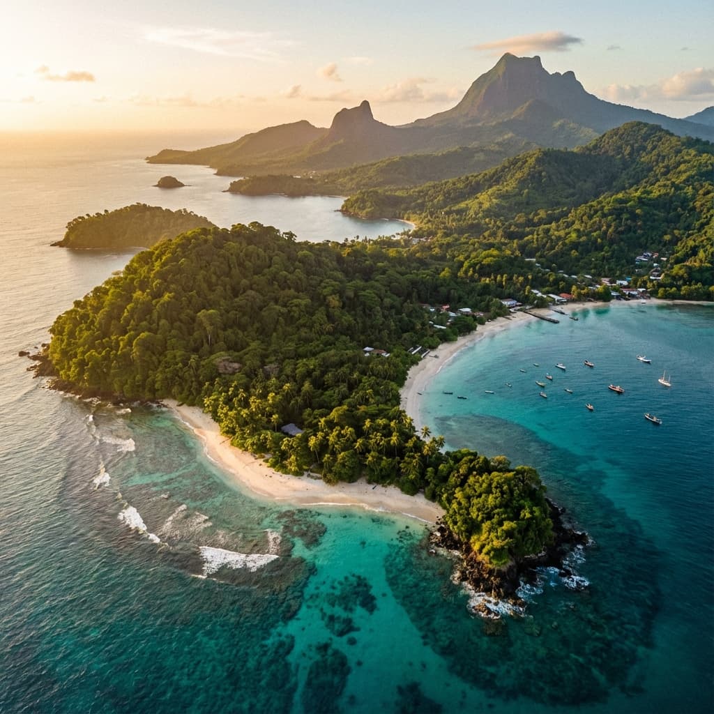 São Tomé Aerial View